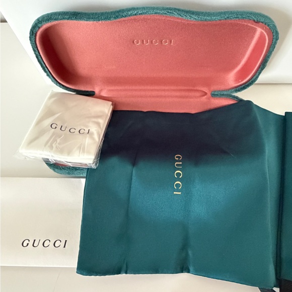 Gucci GG0325S 002 Oversized Square Sunglasses Brown - Picture 9 of 12